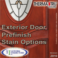 Therma-Tru Exterior Stain Sample Cover
