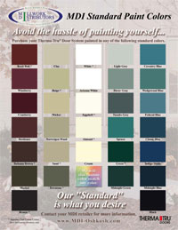 MDI Paint Colors