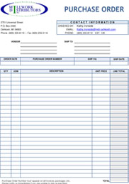 MDI Purchase Order Form